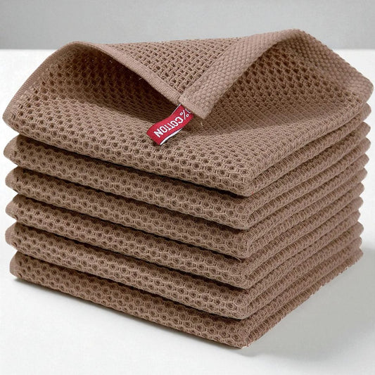 Torchon de cuisine 100 % coton gaufré